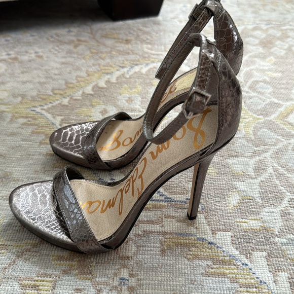 Sam Edelman Women's Eleanor Pewter Boa Print Pump Size 7 - Picture 3 of 10